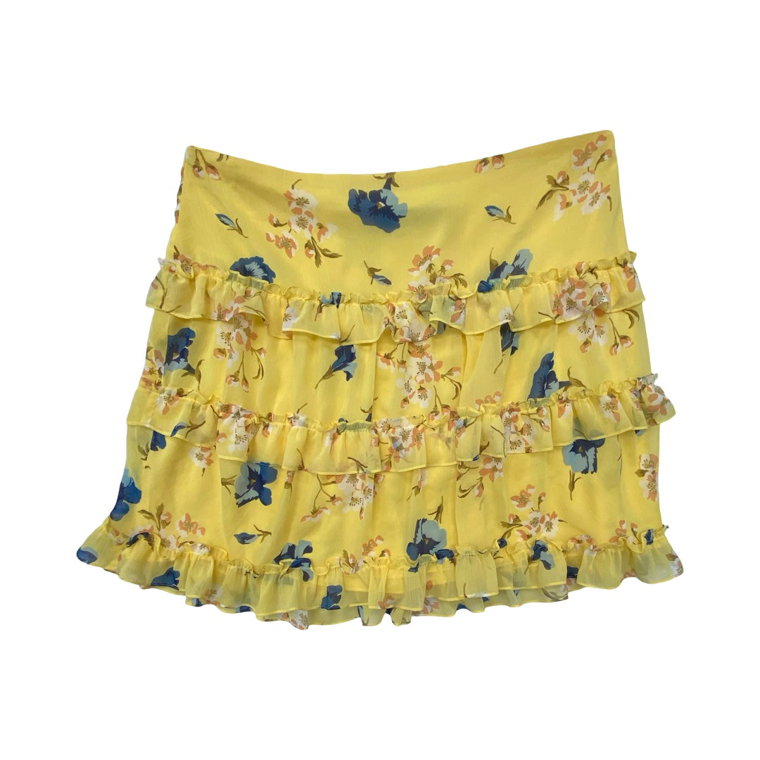 Skirt Midi By Lauren By Ralph Lauren In Floral Print, Size:16