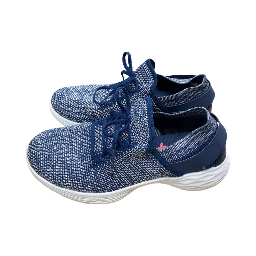 Shoes Athletic By Skechers In Navy, Size:7.5