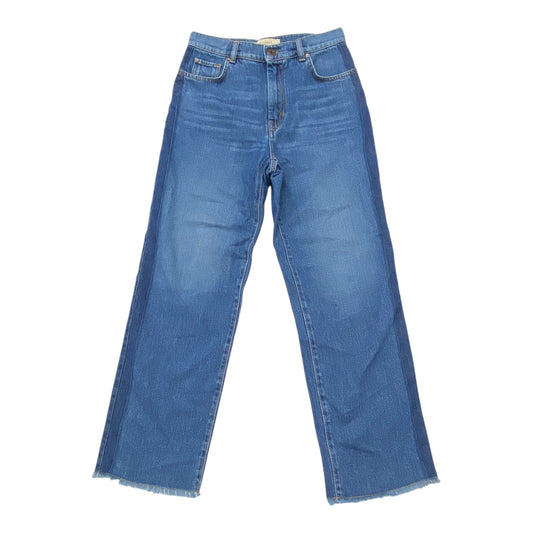 Jeans Straight By Weekend MaxMara In Blue Denim, Size:2