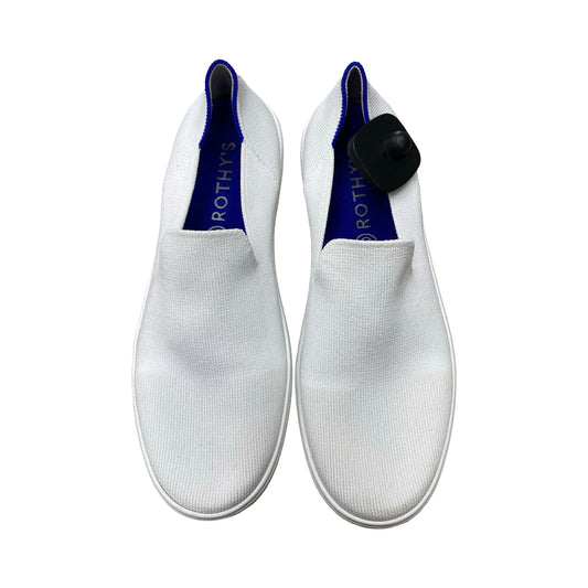 Shoes Designer By Rothys In White, Size:9