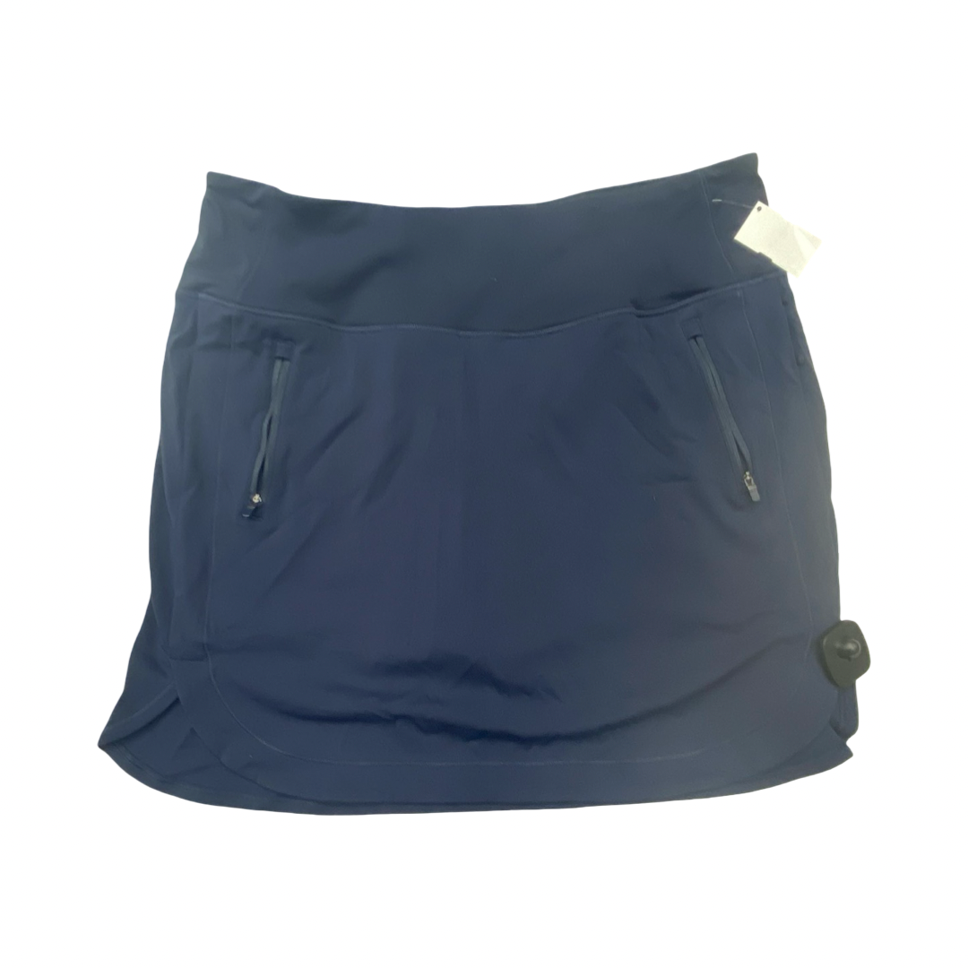 Athletic Skort By Athleta In Navy, Size:Xl