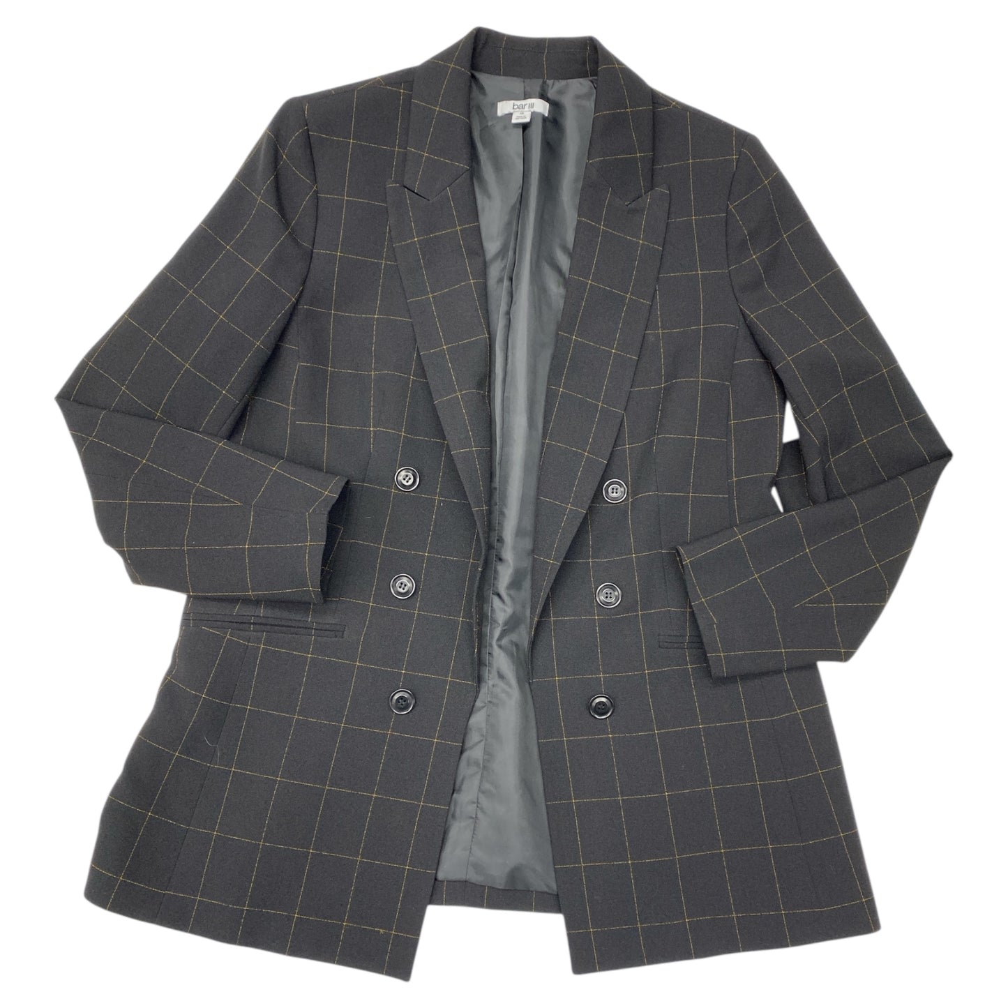 Blazer By Bar Iii In Black & Orange, Size:14