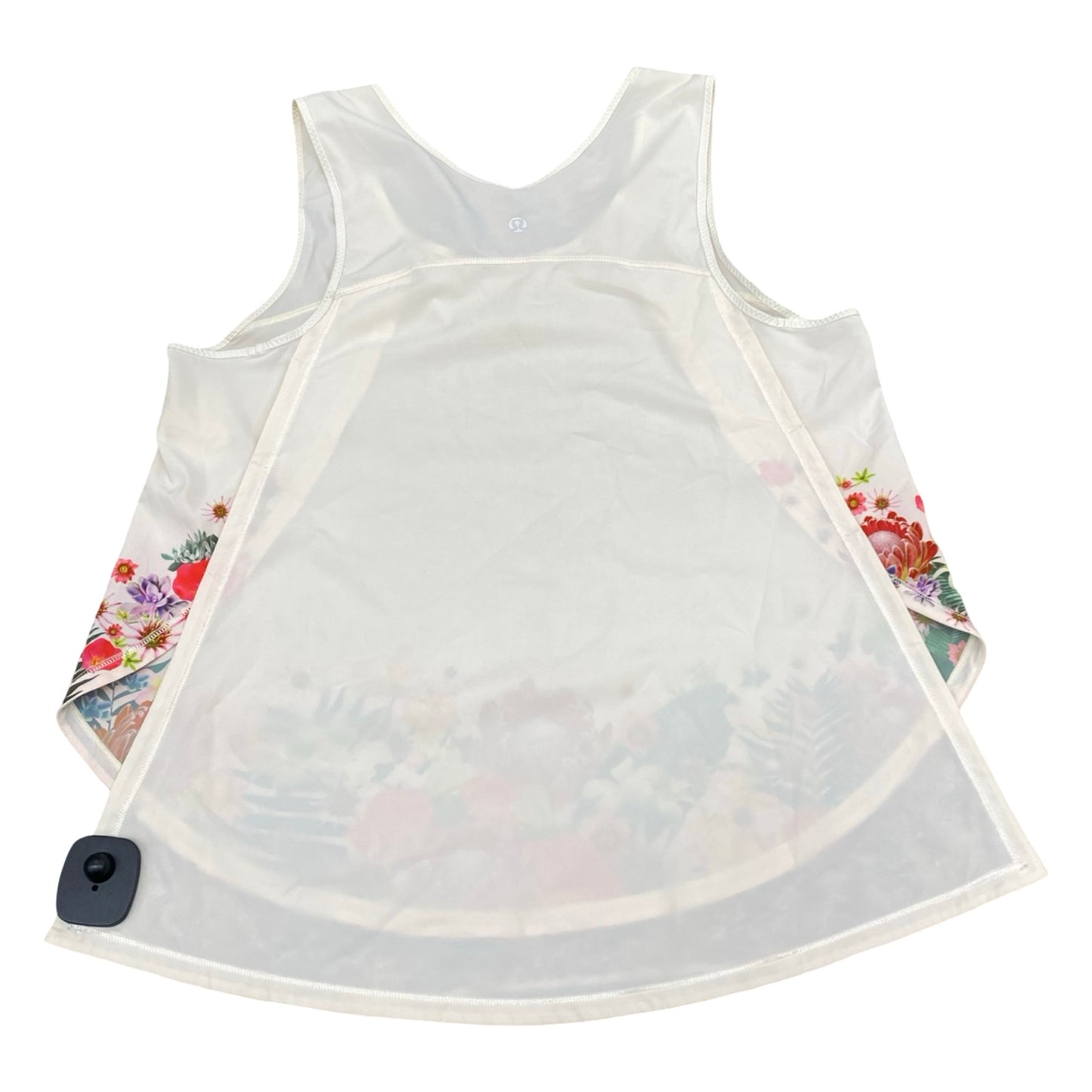 Athletic Tank Top By Lululemon In Floral Print, Size:12