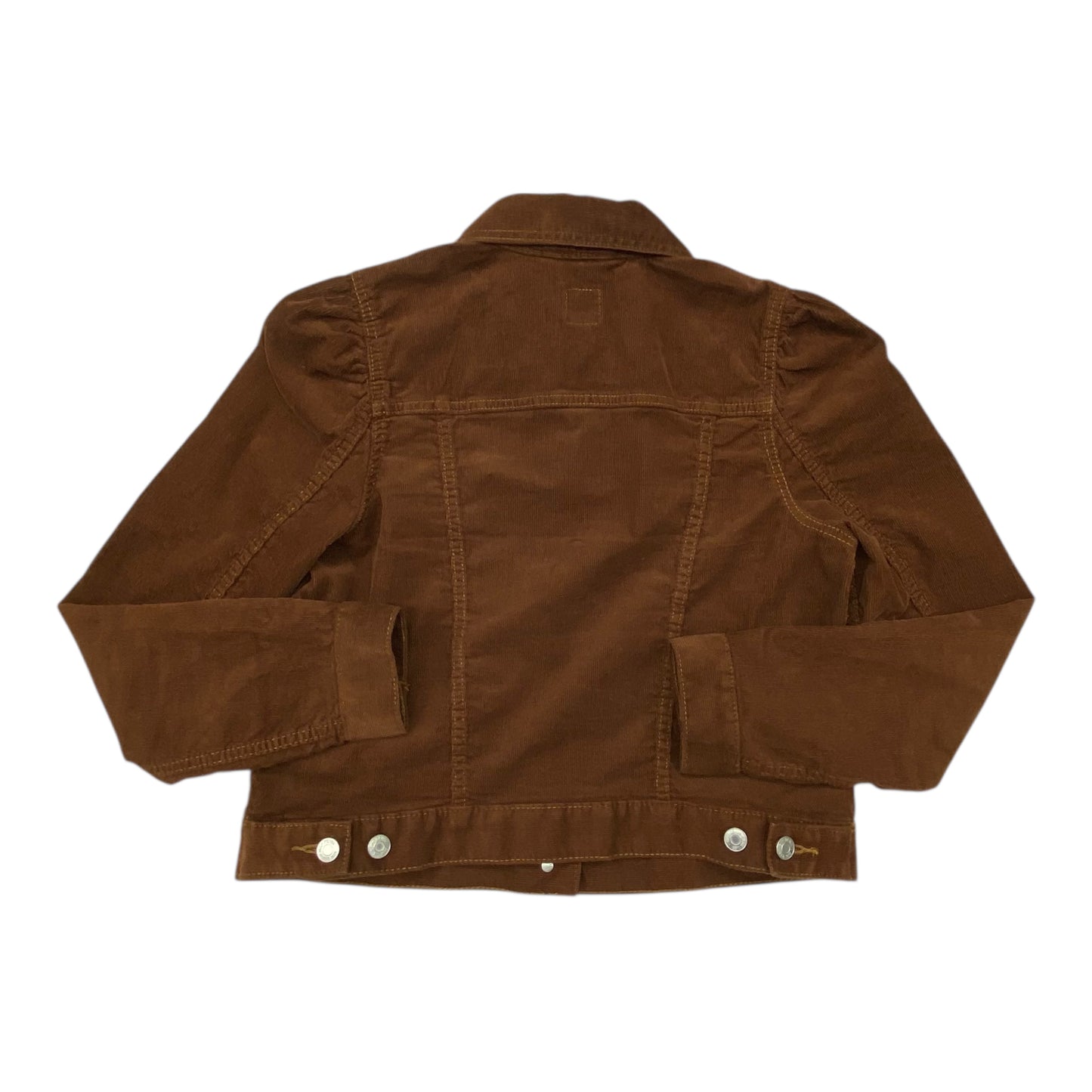 Jacket Denim By Gap In Brown, Size:M