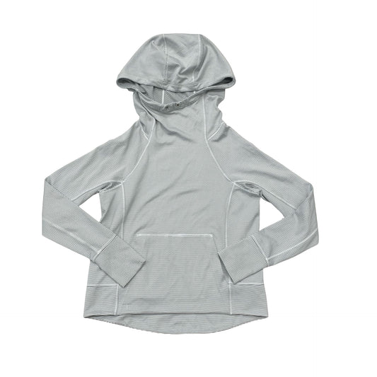 Athletic Top Ls Hoodie By Athleta In Grey, Size:S
