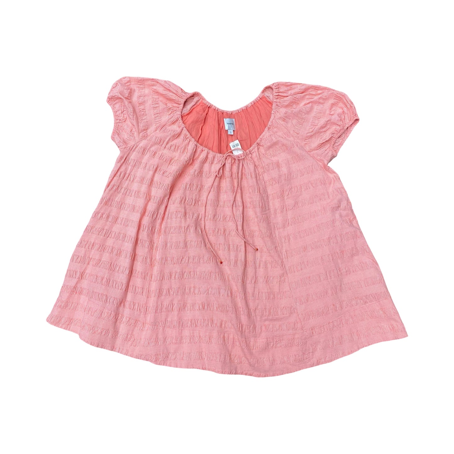 Dress Casual Short By Maeve In Pink & White, Size:L