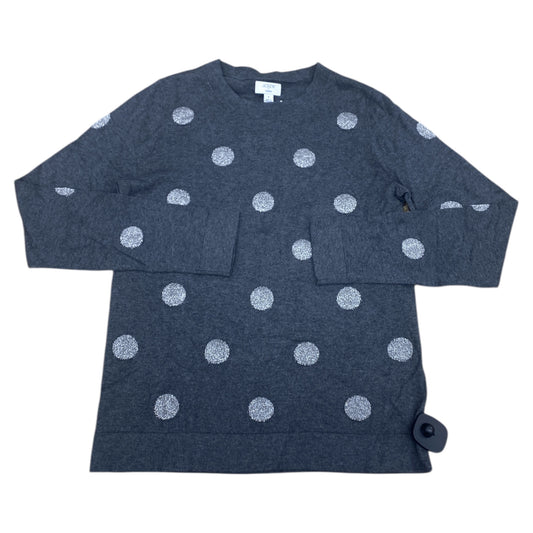 Sweater By J. Crew In Grey & Silver, Size:S