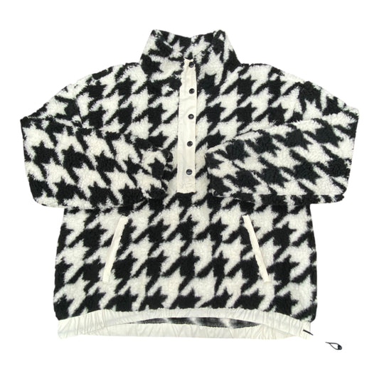 Jacket Fleece By Lou And Grey In Black & White, Size:M