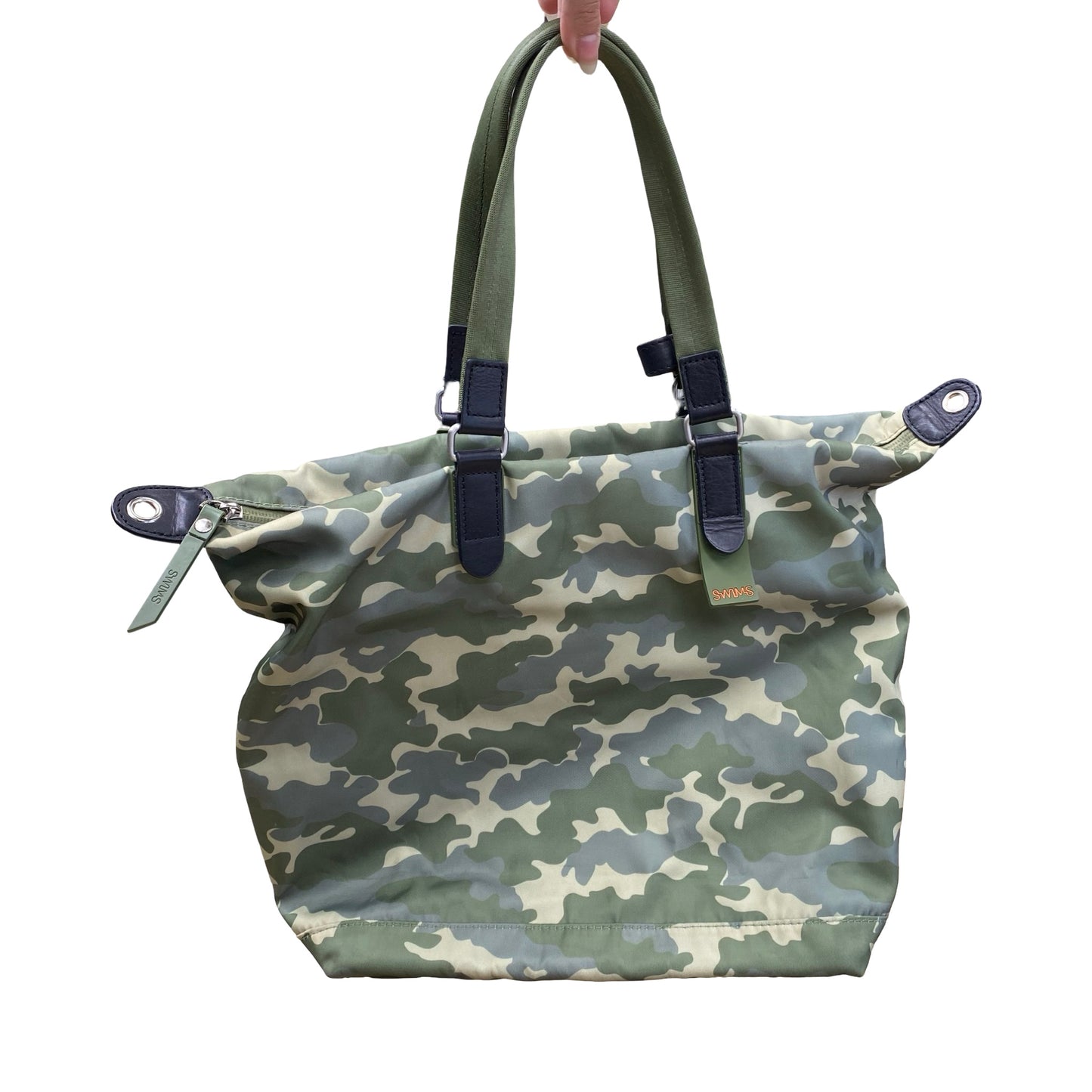 Handbag By Cmc In Camouflage Print, Size:Large