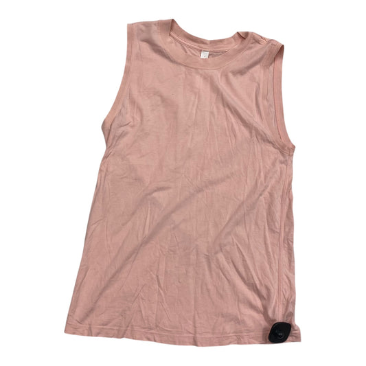 Athletic Tank Top By Lululemon In Pink, Size:2