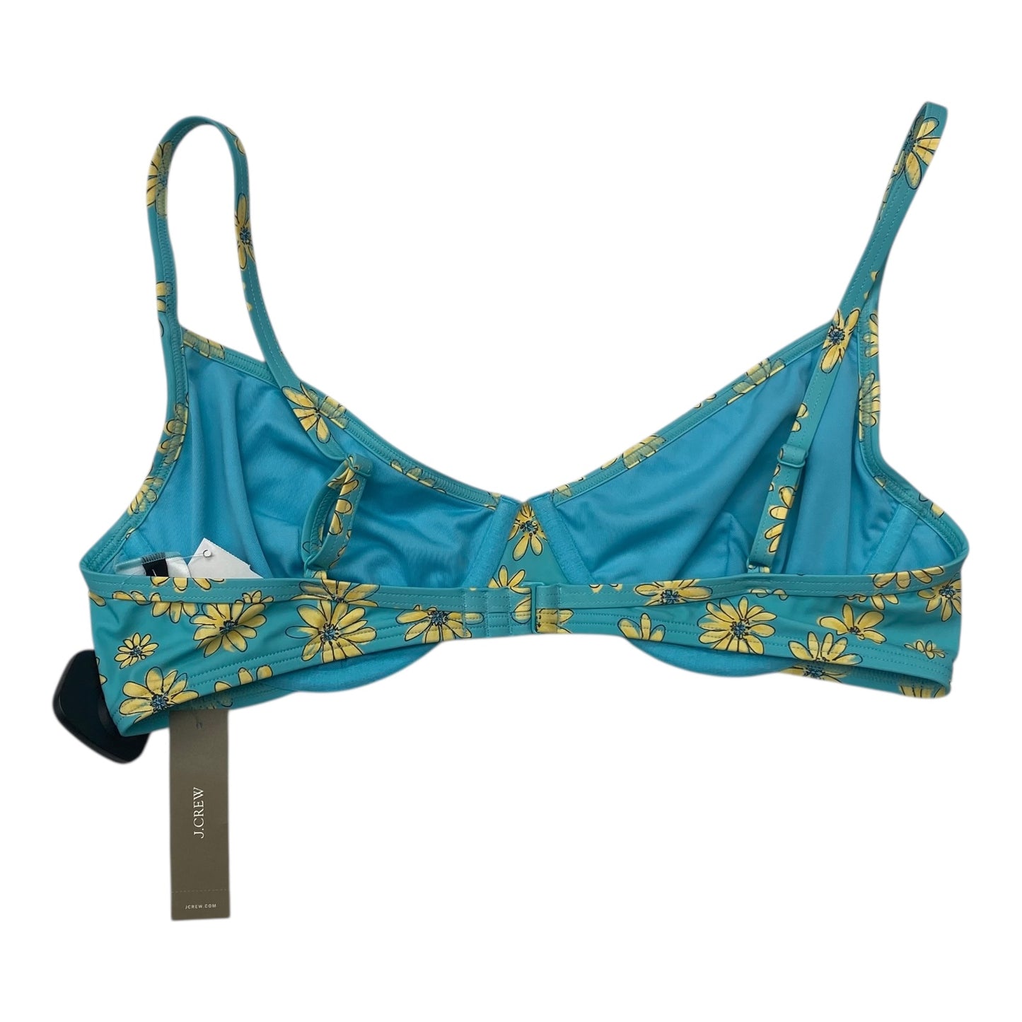 Swimsuit Top By J. Crew In Blue & Yellow, Size:M