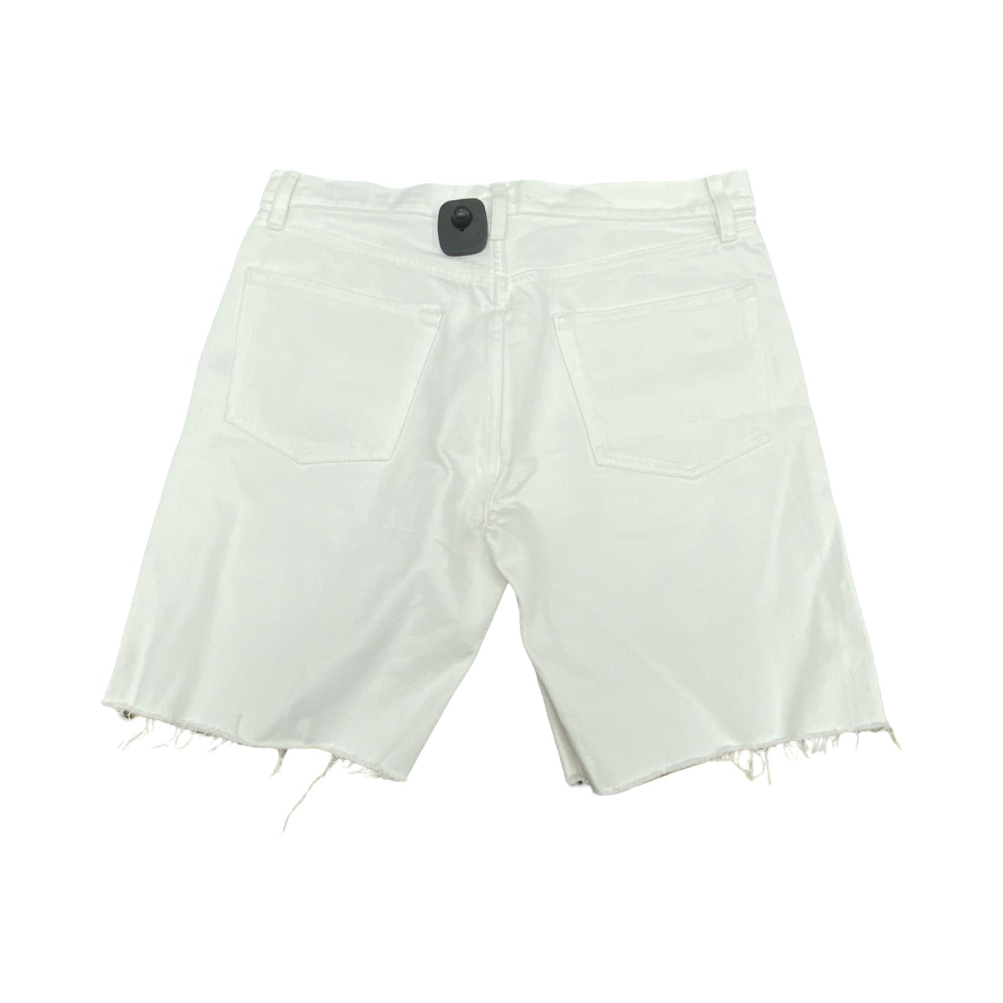 Shorts By Frame In White Denim, Size:4