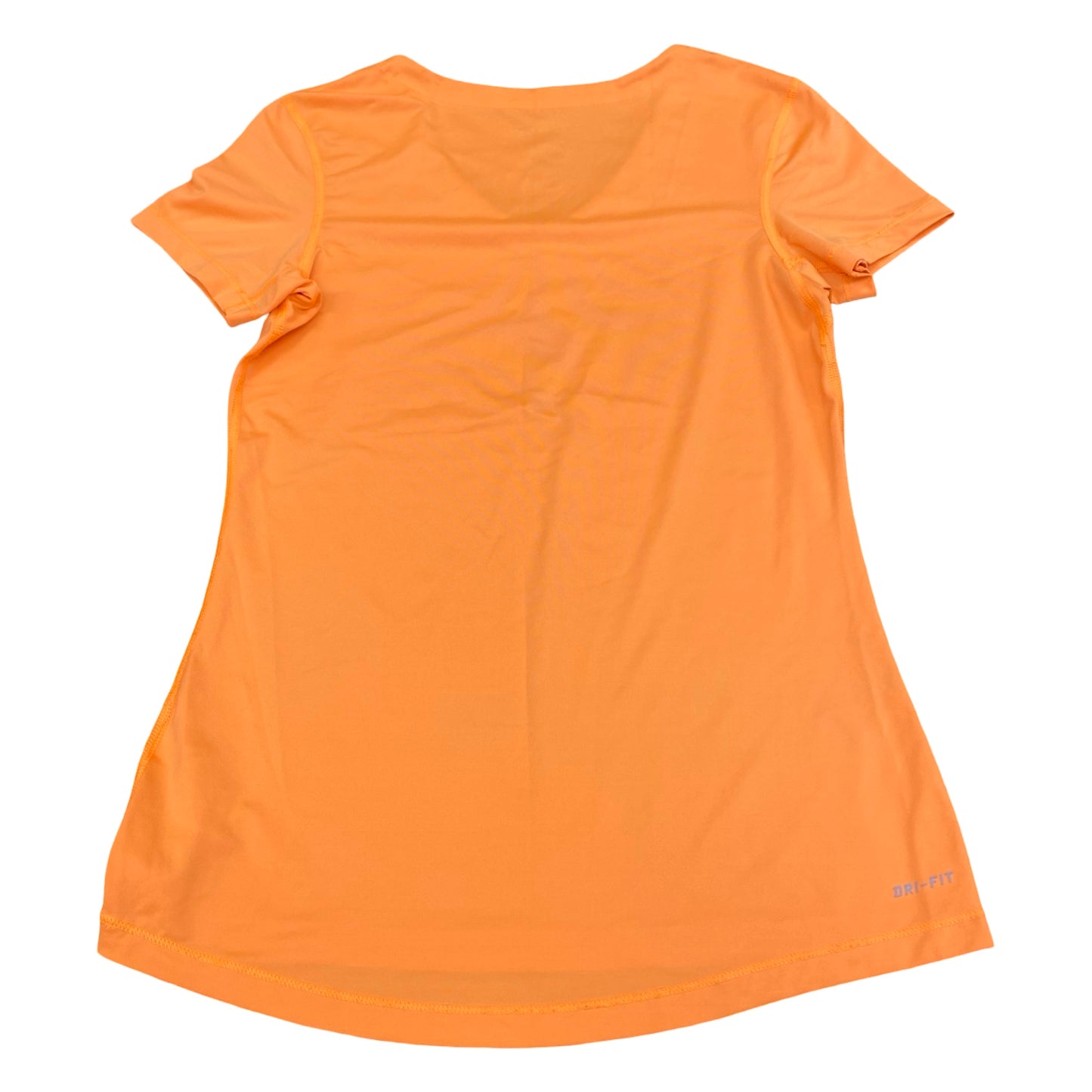 Athletic Top Ss By Nike In Orange, Size:M