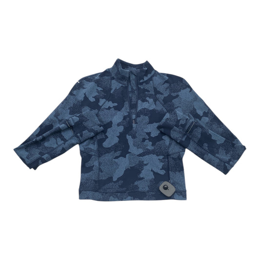 Athletic Top Ls Collar By Lululemon In Navy, Size:6