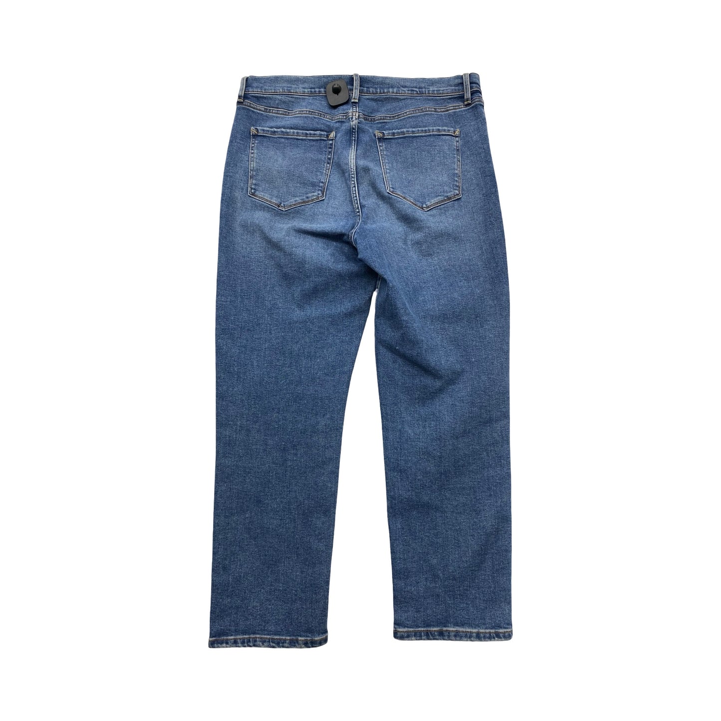 Jeans Straight By Ana In Blue & Silver, Size:14