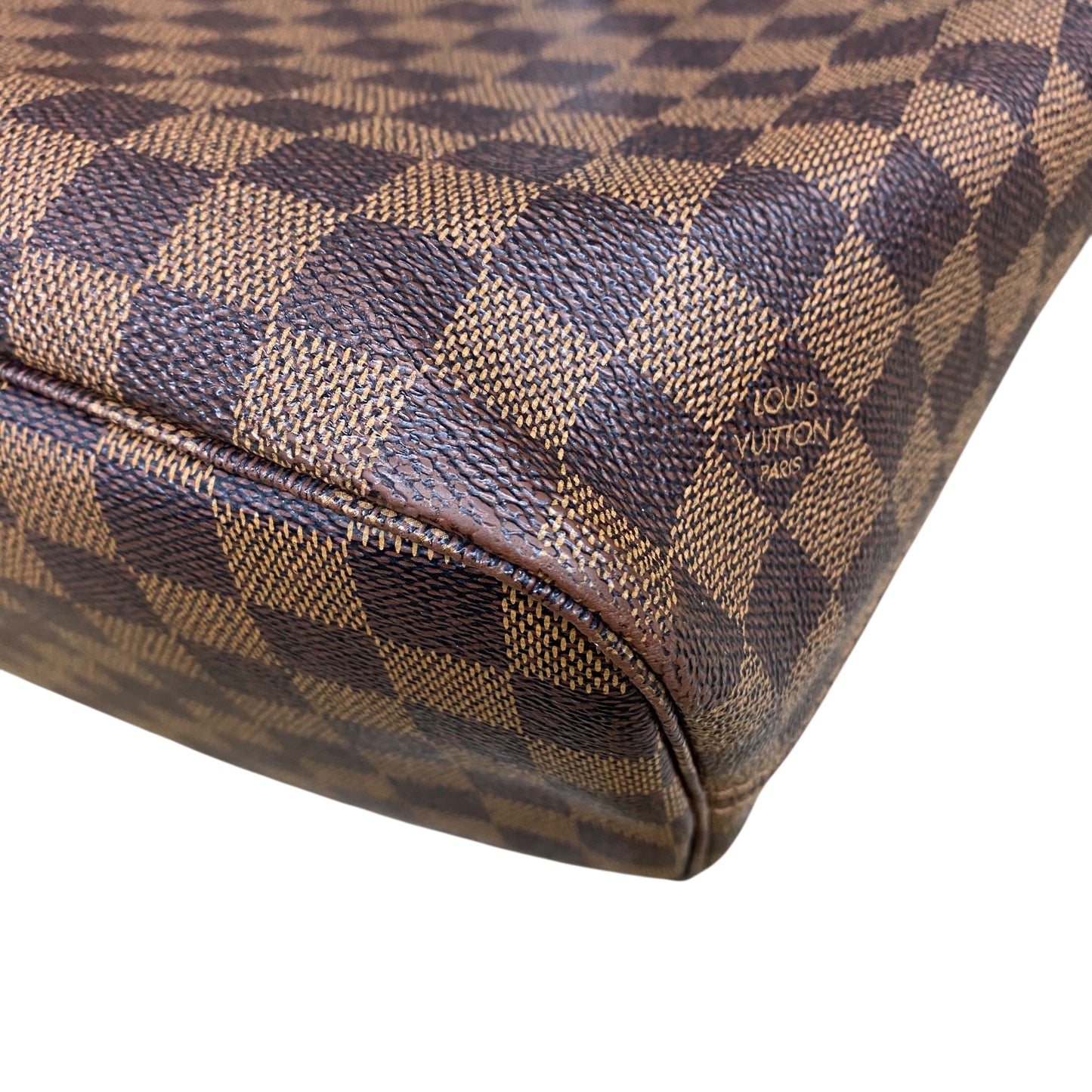 Handbag Luxury Designer By Louis Vuitton In Brown, Size:Medium