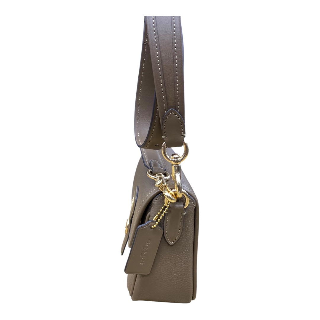 Handbag Designer By Coach In Taupe, Size:Medium