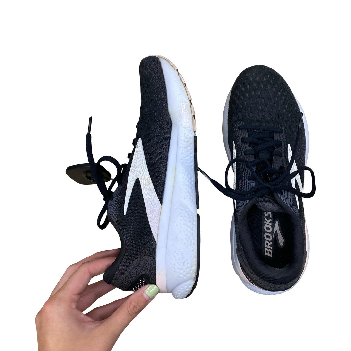 Shoes Athletic By Brooks In Black, Size:8