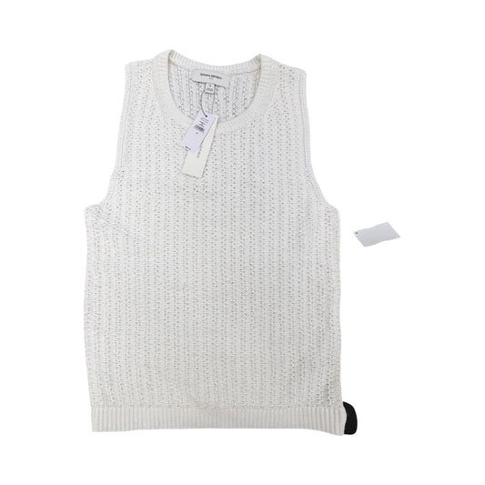 Top Sleeveless By Banana Republic In White, Size:S