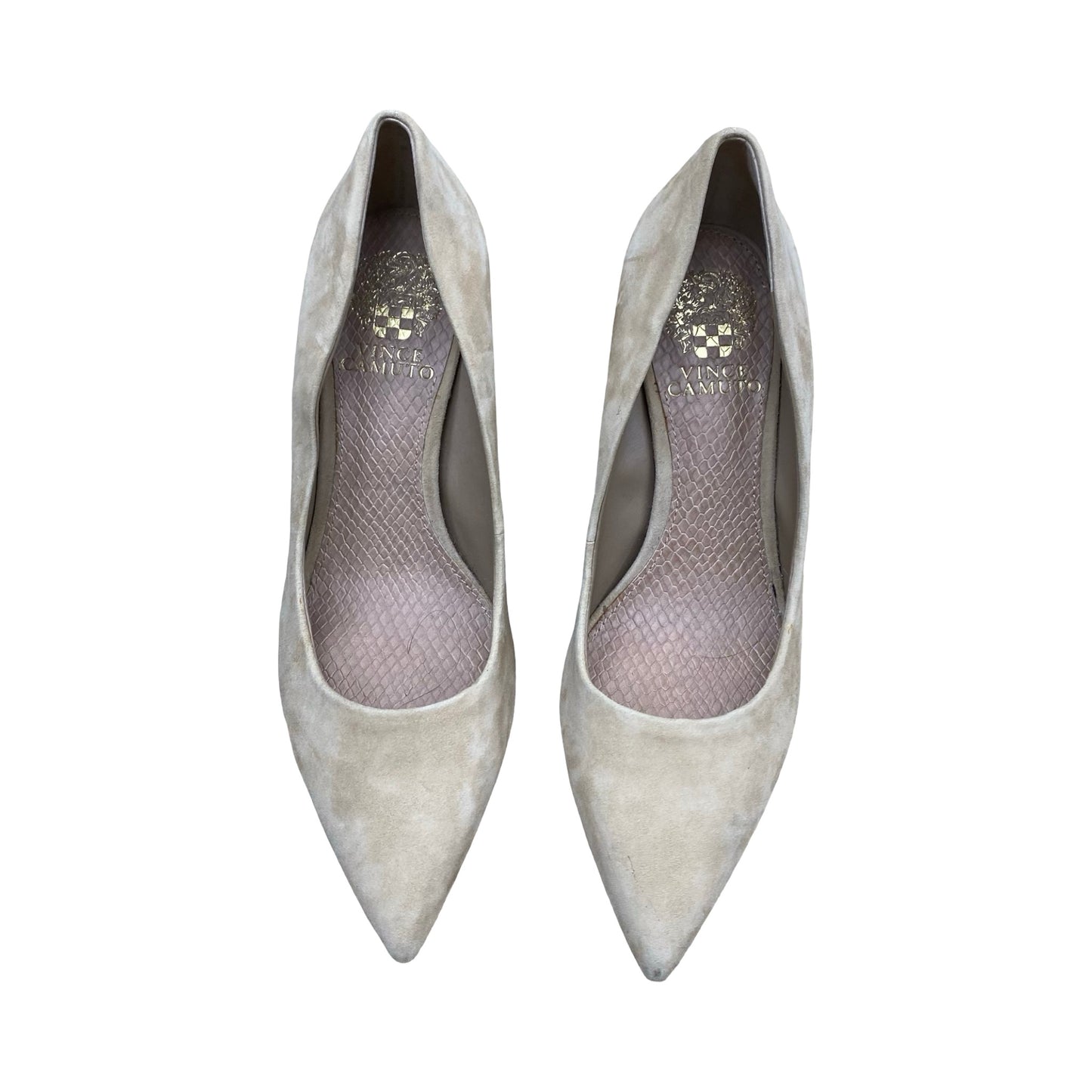 Shoes Heels Stiletto By Vince Camuto In Beige, Size:7.5