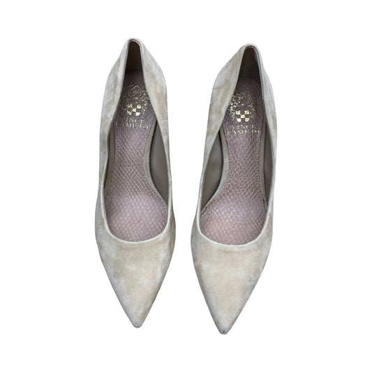 Shoes Heels Stiletto By Vince Camuto In Beige, Size:7.5