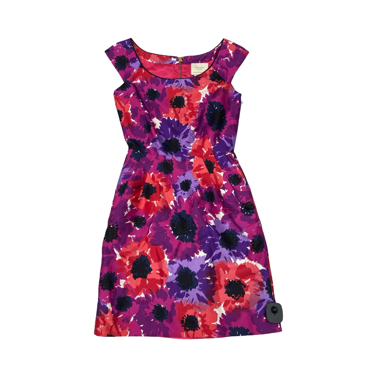 Dress Designer By Kate Spade In Pink & Purple, Size:0