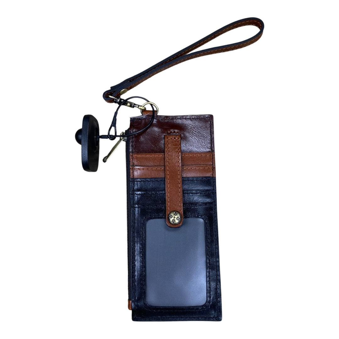 Wallet Designer By Patricia Nash In Black & Brown, Size:Medium