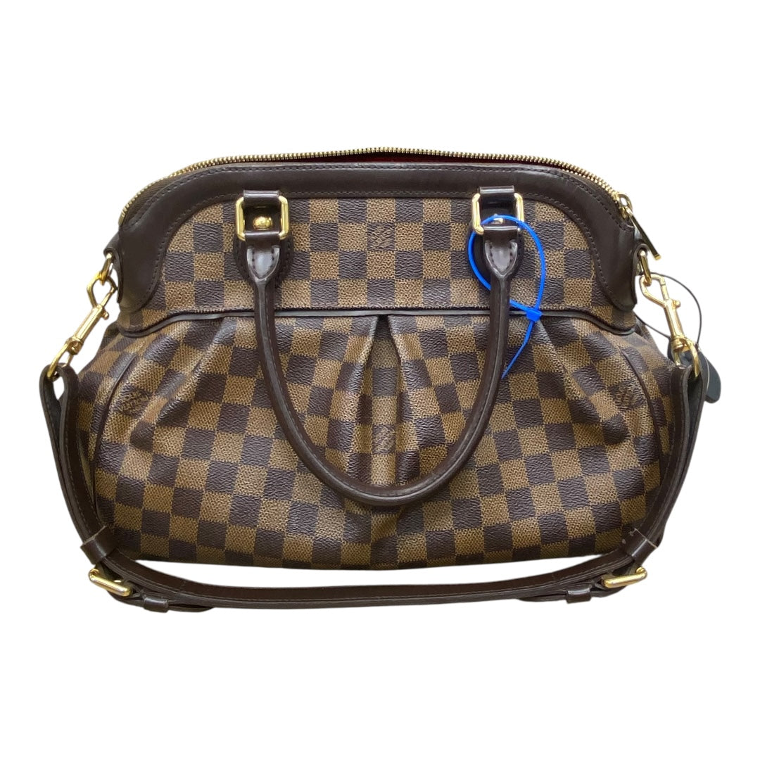Handbag Luxury Designer By Louis Vuitton In Brown, Size:Medium