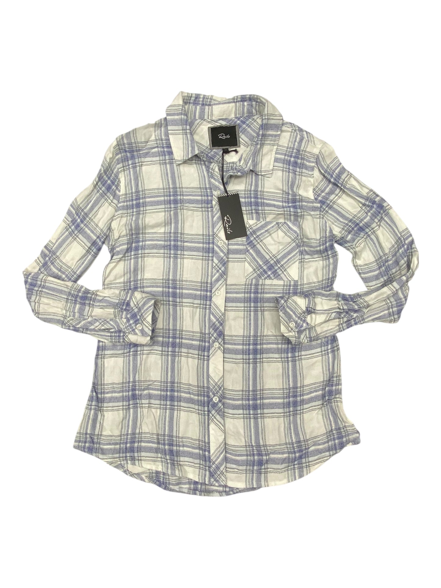 Top Ls By Rails In Plaid Pattern, Size:M