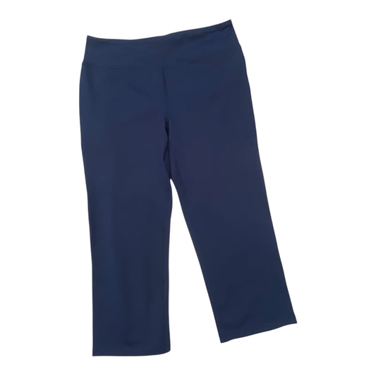 Pants Cropped By Lands End In Navy, Size:L
