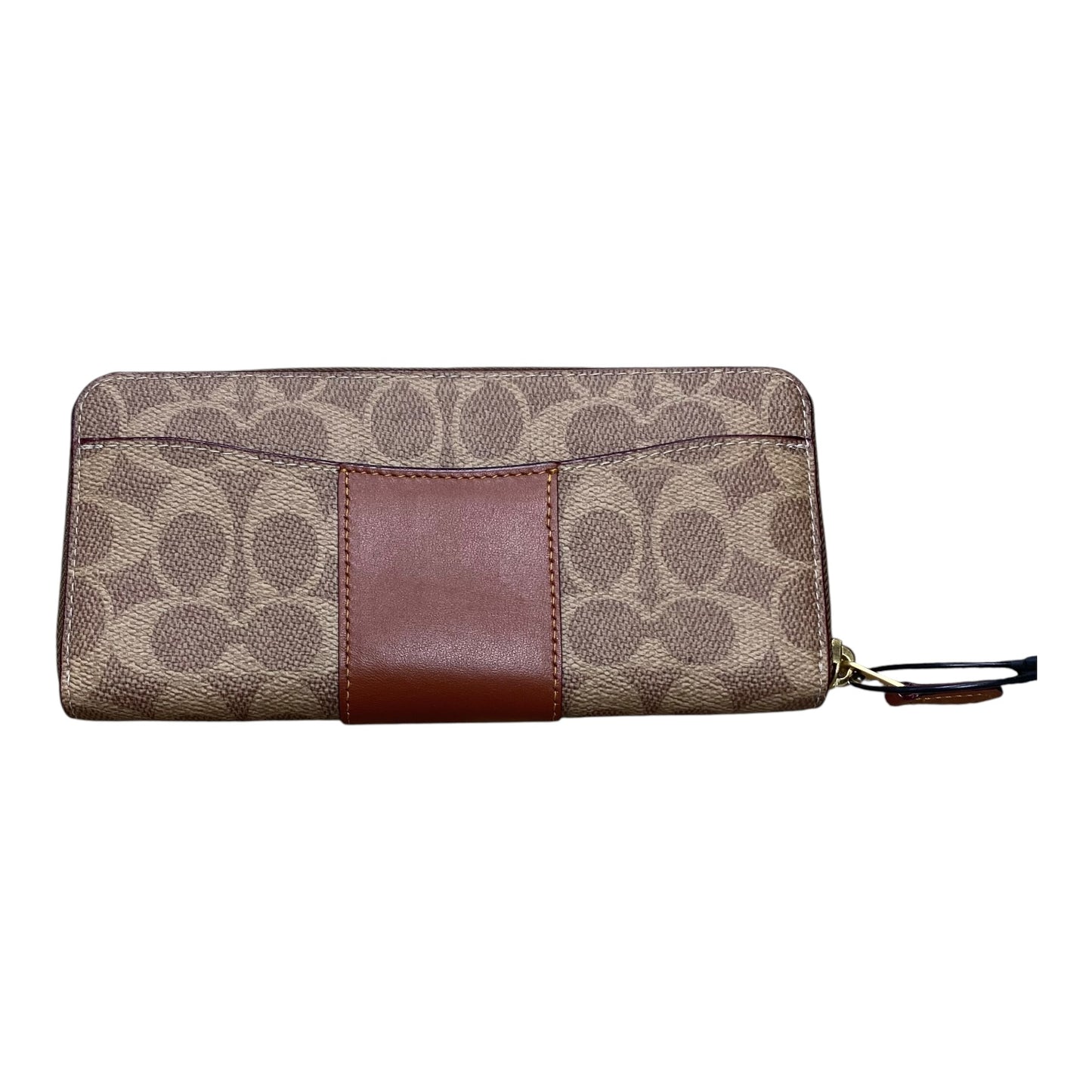 Wallet Designer By Coach In Brown, Size:Large