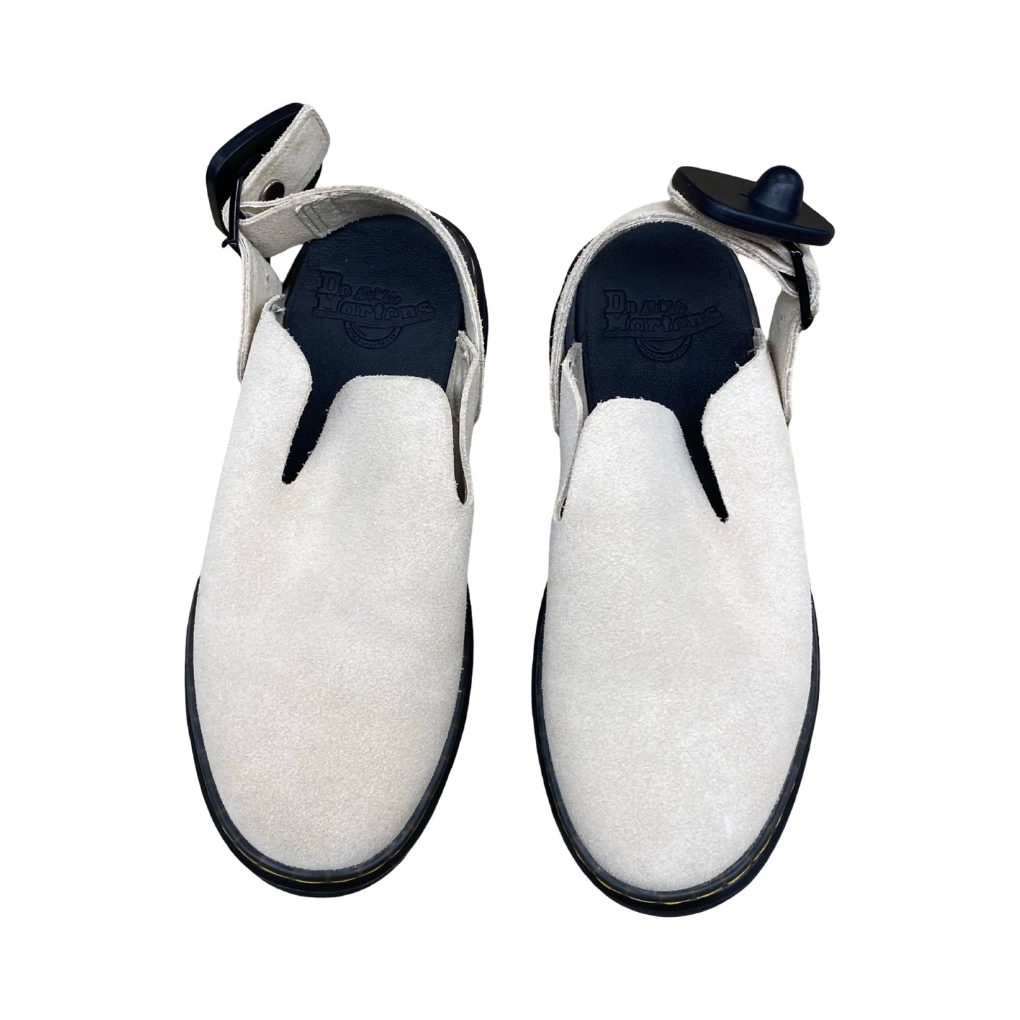 Shoes Designer By Dr Martens In Cream, Size:5