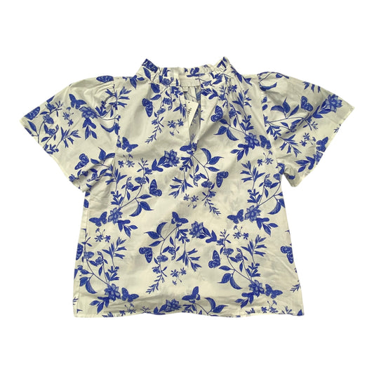 Top Ss By Sugar Lips In Blue & White, Size:Xs