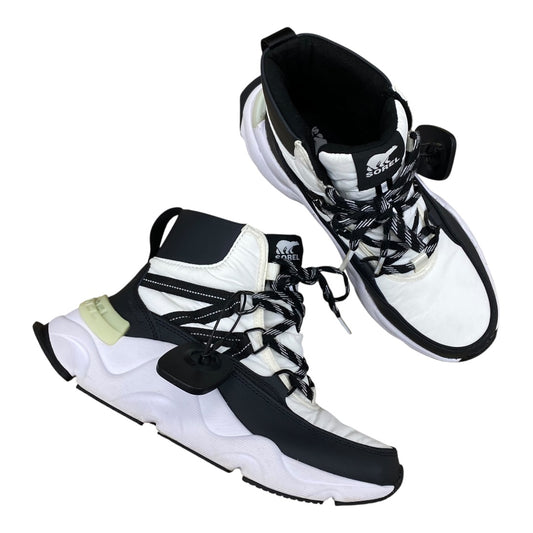 Boots Hiking By Sorel In Black & White, Size:7.5