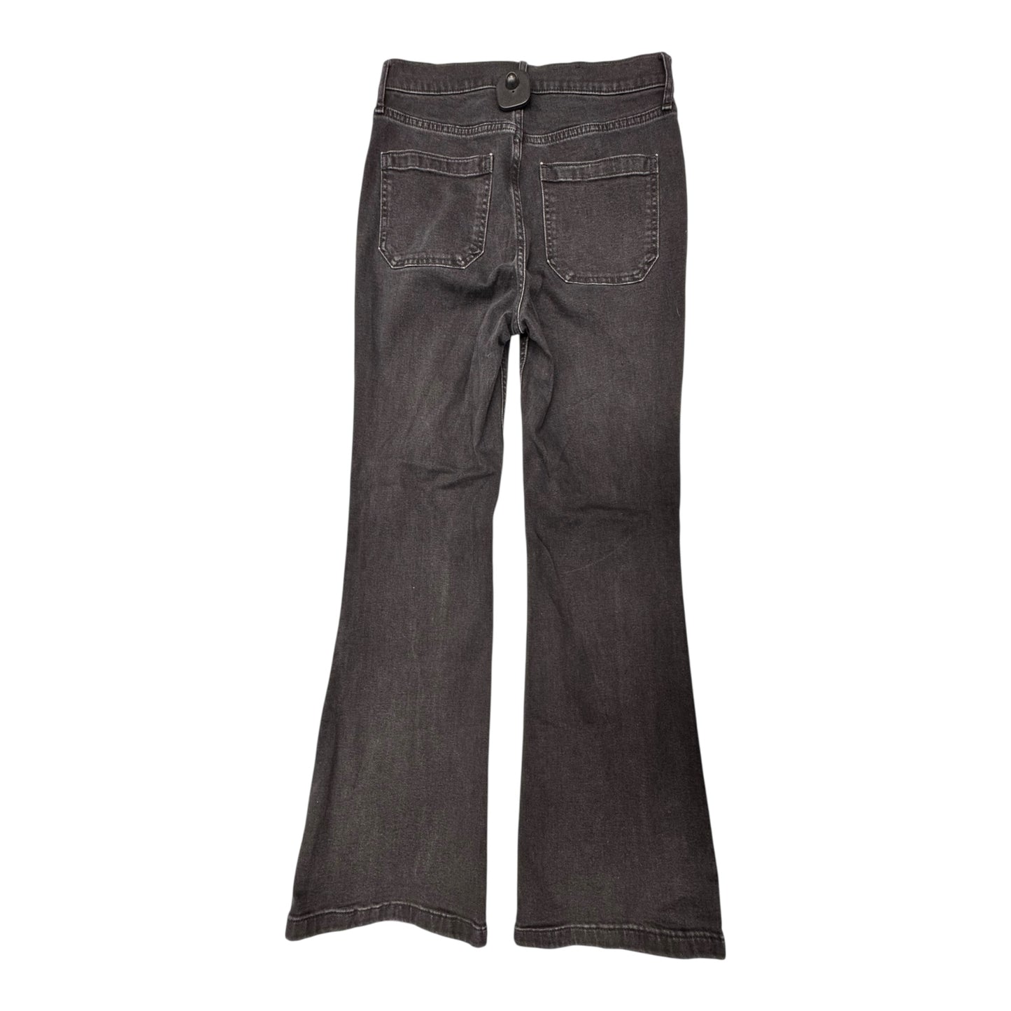 Jeans Flared By Gap In Black Denim, Size:6