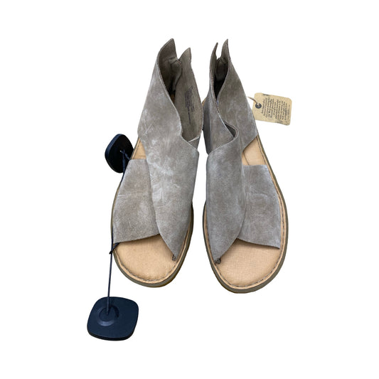 Sandals Flats By Born In Brown, Size:7