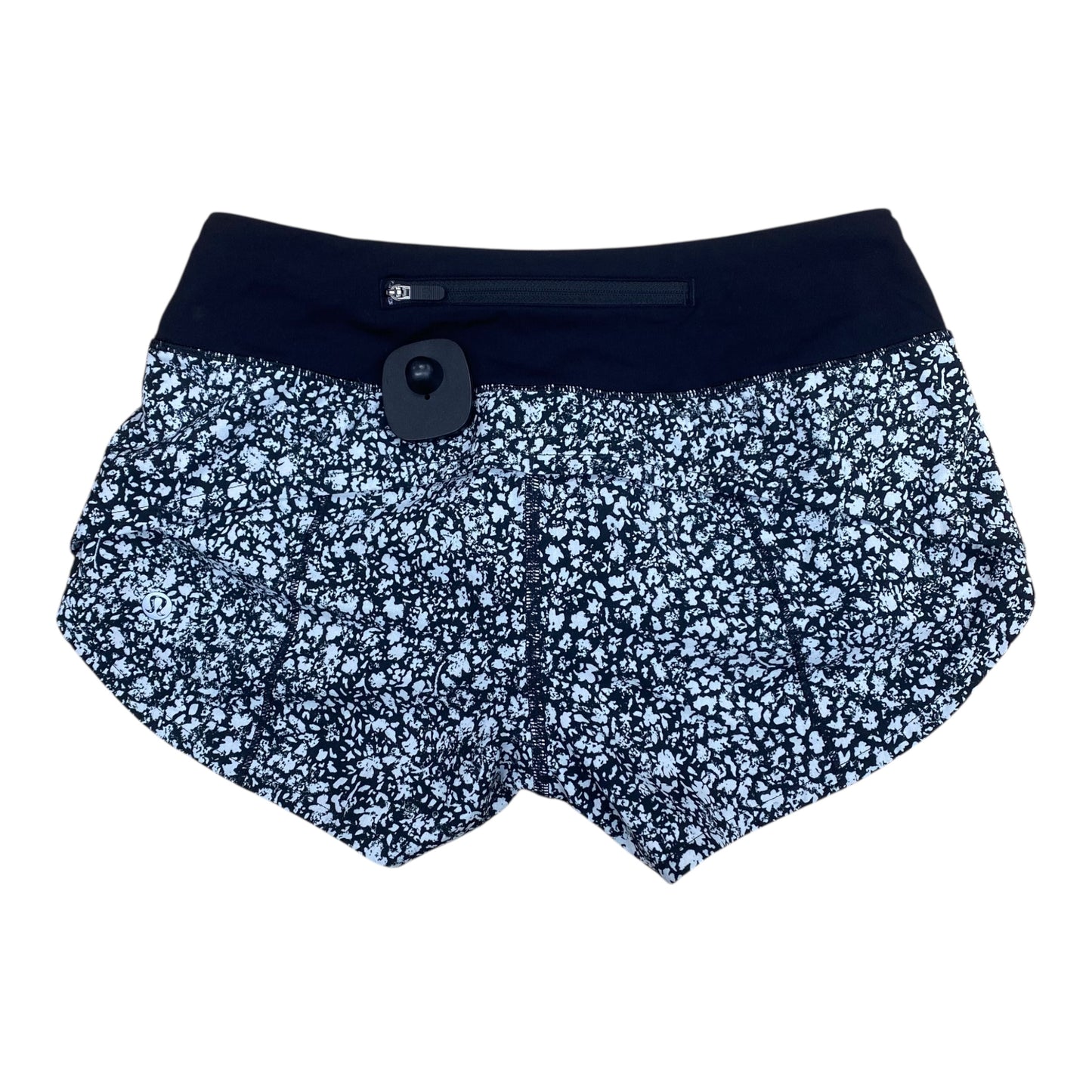 Athletic Shorts By Lululemon In Black & White, Size:2