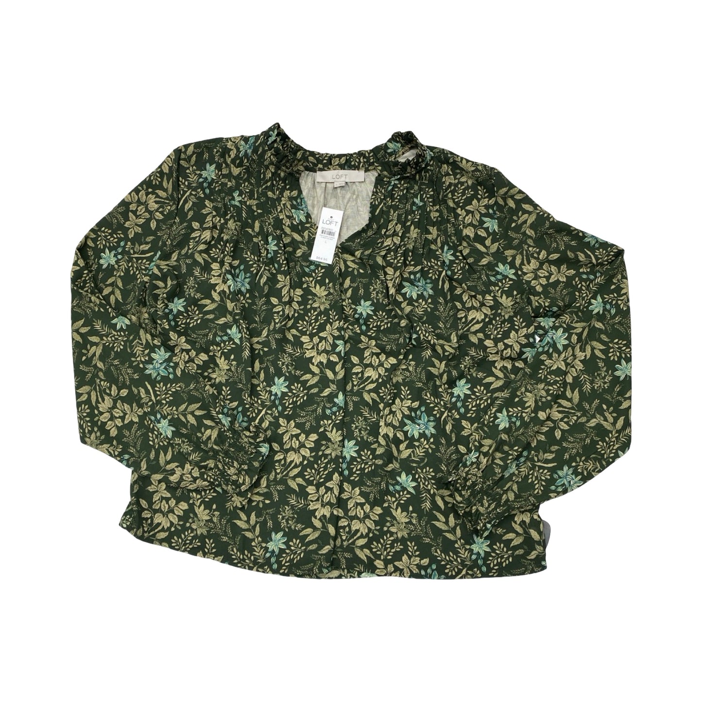 Top Ls By Loft In Green, Size:L