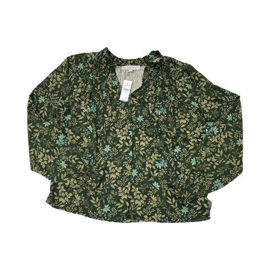 Top Ls By Loft In Green, Size:L