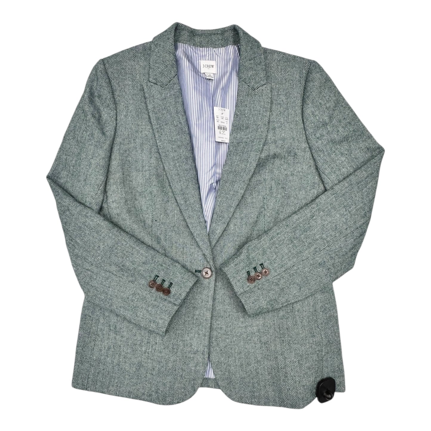 Blazer By J. Crew In Green, Size:12