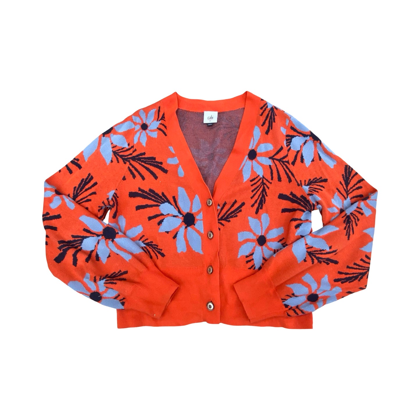 Sweater Cardigan By Cabi In Multi, Size:M