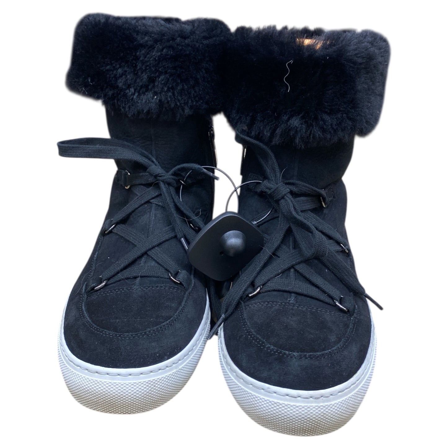 Boots Ankle Flats By Aquatalia In Black, Size:8