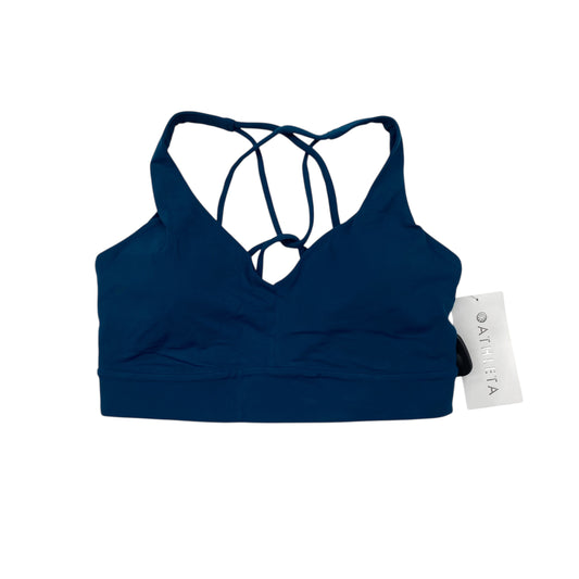 Athletic Bra By Athleta In Blue, Size:M
