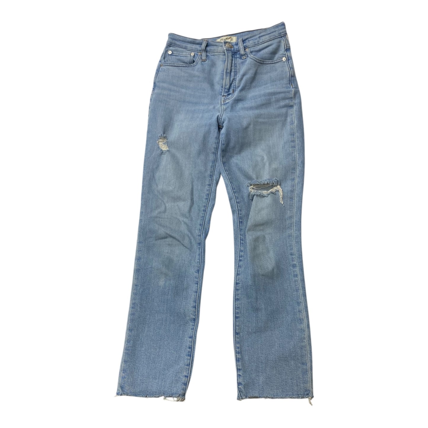 Jeans Straight By Madewell In Blue Denim, Size:0