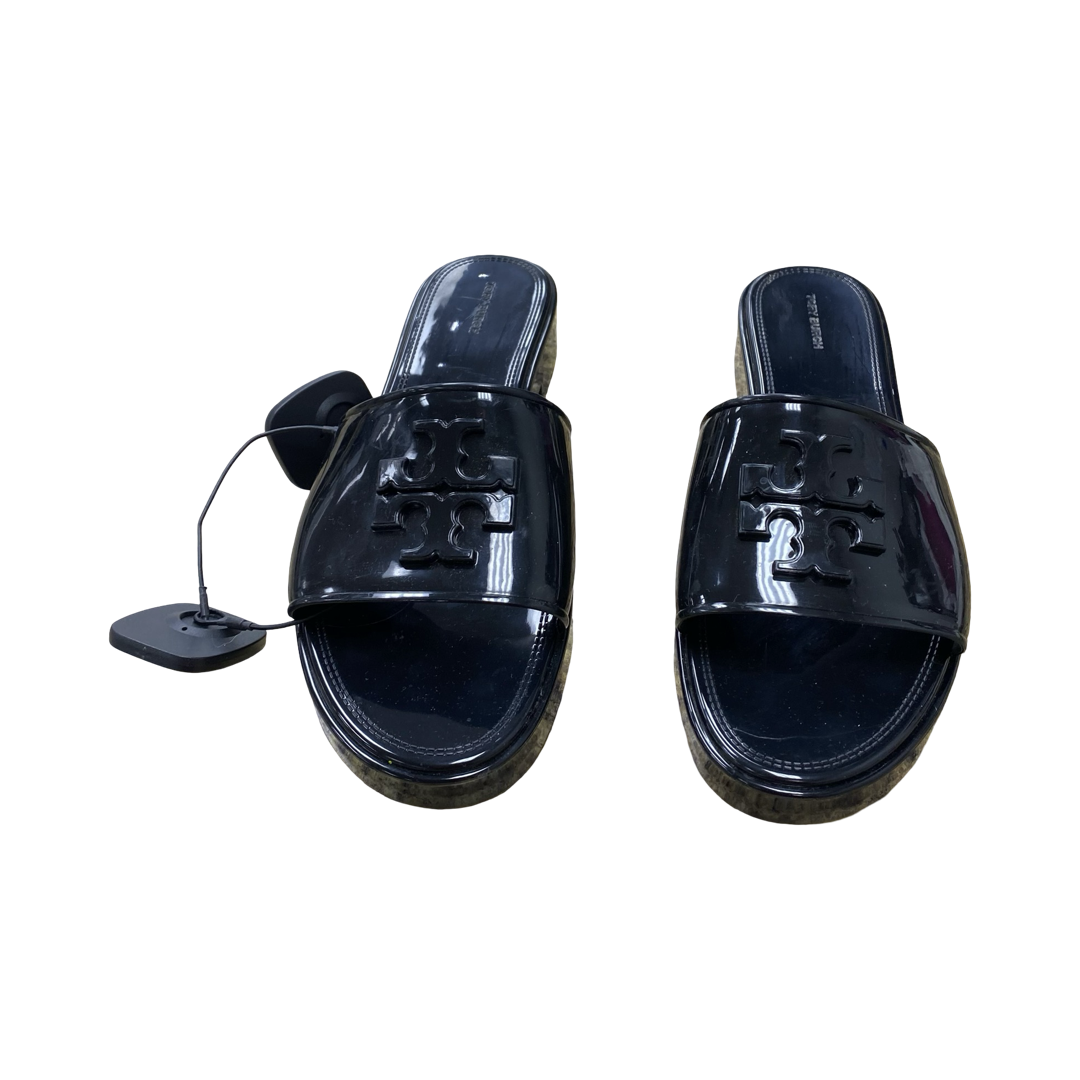 Sandals Designer By Tory Burch In Black, Size:10