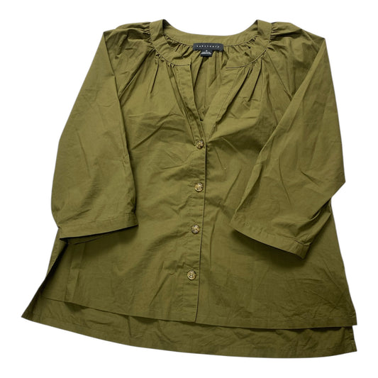 Top 3/4 Sleeve By Sanctuary In Green, Size:M