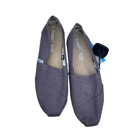 Shoes Flats By Toms In Grey, Size:7