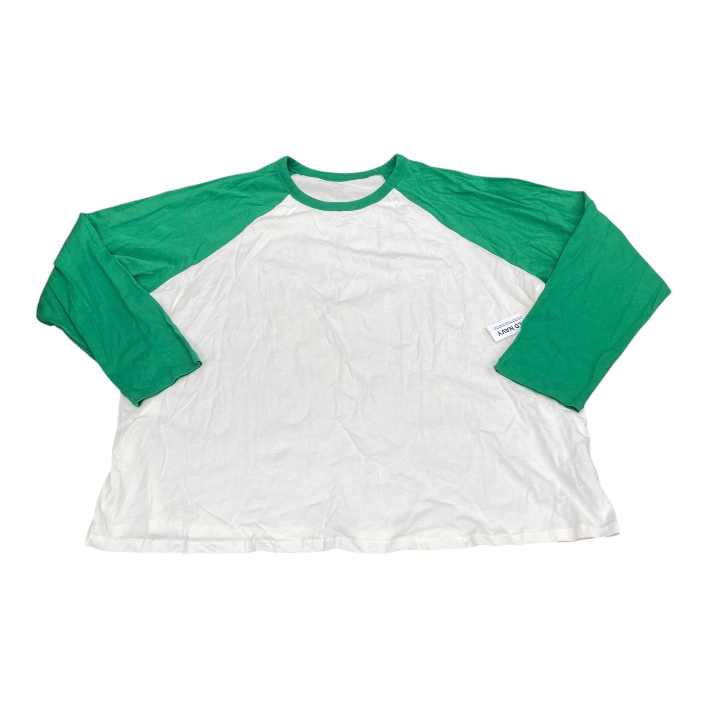 Top Ls By Old Navy In Green & White, Size:Xxl