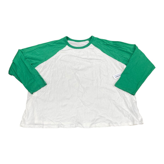 Top Ls By Old Navy In Green & White, Size:Xxl