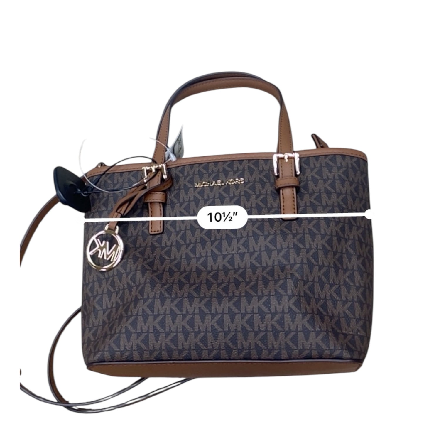 Handbag Designer By Michael Kors In Brown, Size:Small